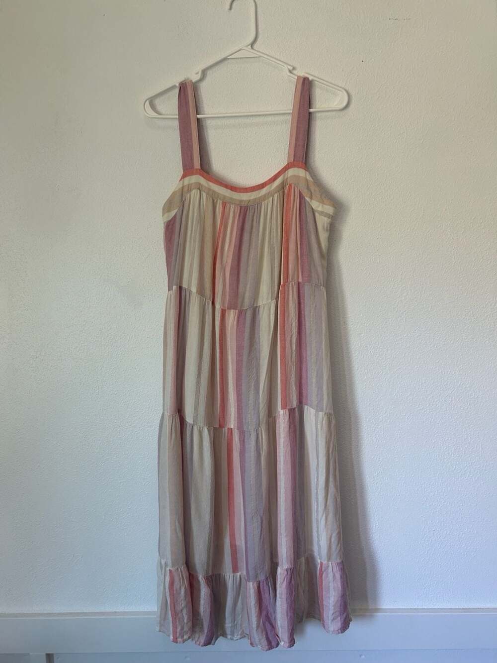 Rails Amaya Tiered Midi Dress in Juliette Stripe - Picture 3 of 9